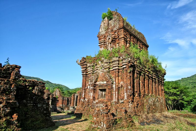 Temple ruin of the My Son complex in Vietnam